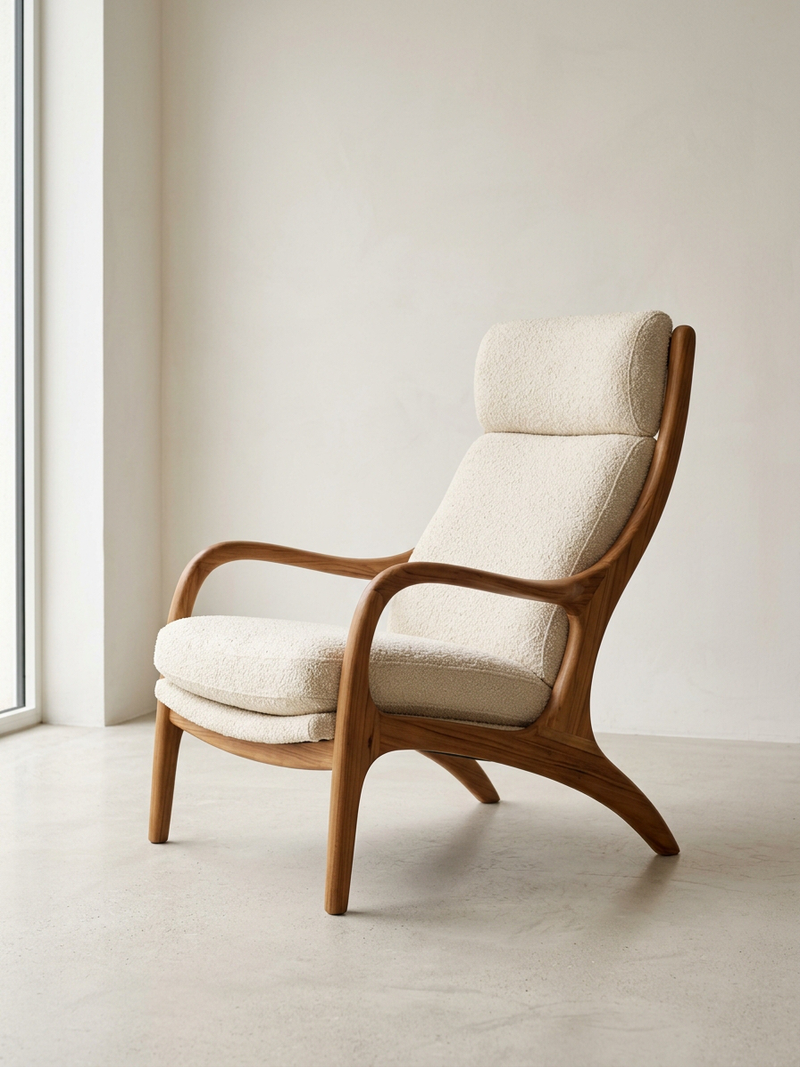 Sculptural Lounge Chair