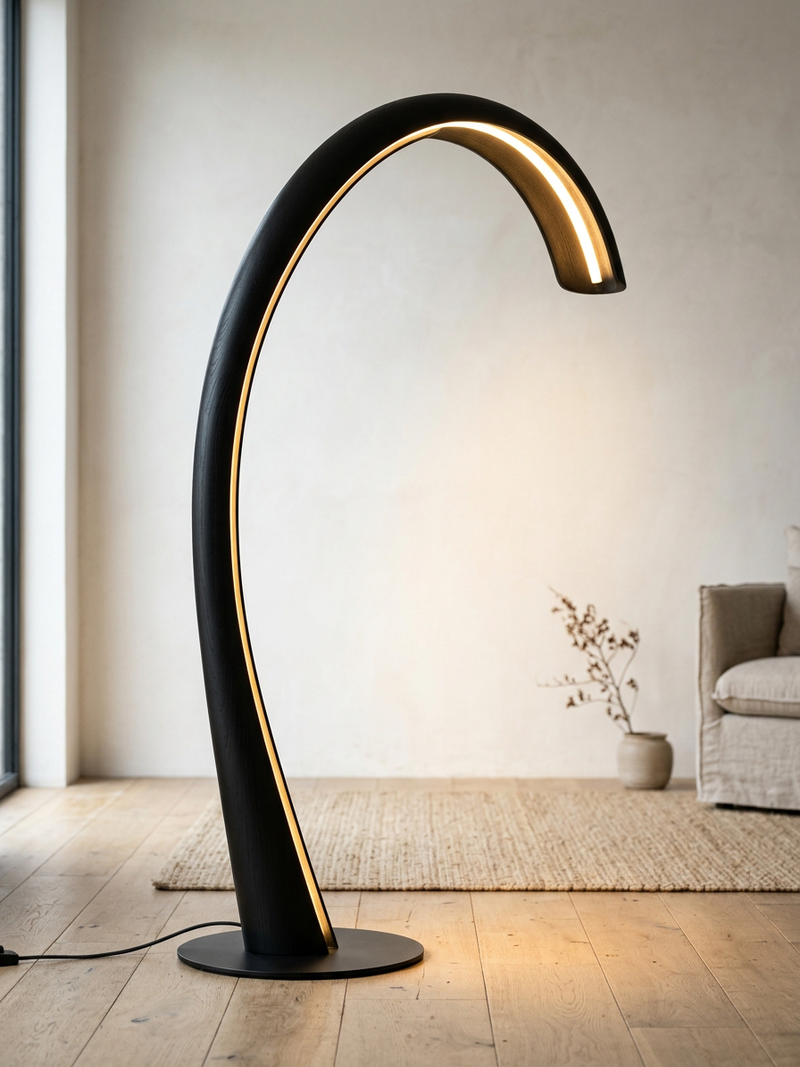Obsidian Arch Lamp